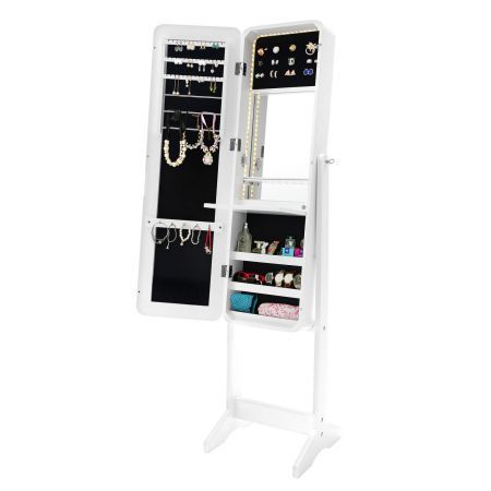 Mirror Jewellery LED Cabinet FLASHY - White