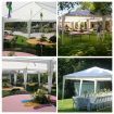 OGL 3x6m Outdoor Canopy Gazebo Party Wedding Tent Waterproof Marquee w/4 Removable Walls