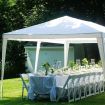 OGL 3x6m Outdoor Canopy Gazebo Party Wedding Tent Waterproof Marquee w/4 Removable Walls