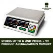40kg Kitchen Scales Digital Commercial - Off White