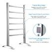 Maxkon 6 Bars Heated Towel Rail Warmer Electric Freestanding Bathroom Drying Rack