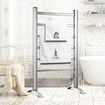 Maxkon 6 Bars Heated Towel Rail Warmer Electric Freestanding Bathroom Drying Rack