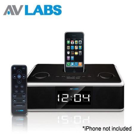 Avlabs AVL787 iPod / iPhone Docking Station Speaker with FM Radio ...