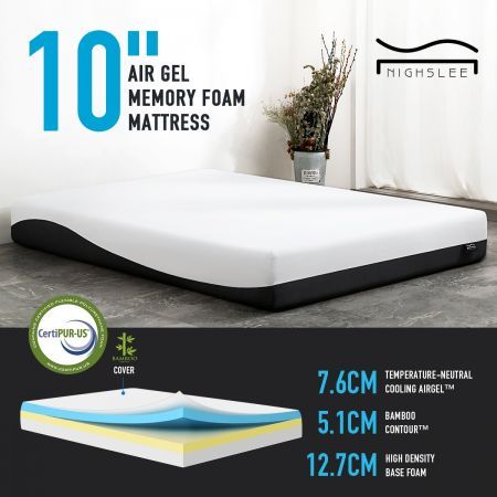 nighslee memory foam mattress