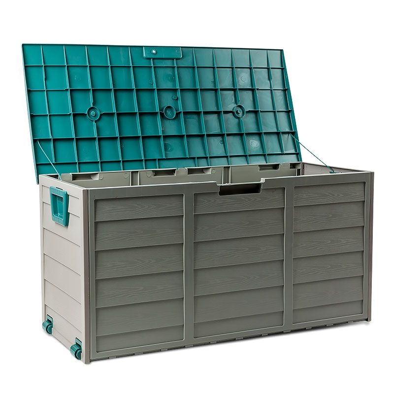 290L Lockable Outdoor Storage Box - Green