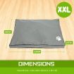 Pet Dog Cat Bed Mattress Sofa Cushion XXL LIGHT GREY