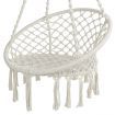 Gardeon Hammock Chair Outdoor Hanging Macrame Cotton Indoor Cream