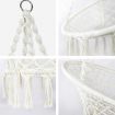 Gardeon Hammock Chair Outdoor Hanging Macrame Cotton Indoor Cream