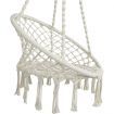 Gardeon Hammock Chair Outdoor Hanging Macrame Cotton Indoor Cream