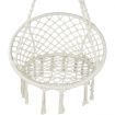 Gardeon Hammock Chair Outdoor Hanging Macrame Cotton Indoor Cream