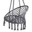 Gardeon Hammock Chair Outdoor Hanging Macrame Cotton Indoor Grey