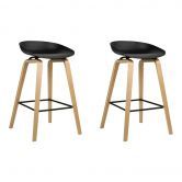 Artiss 2x Bar Stools Wooden