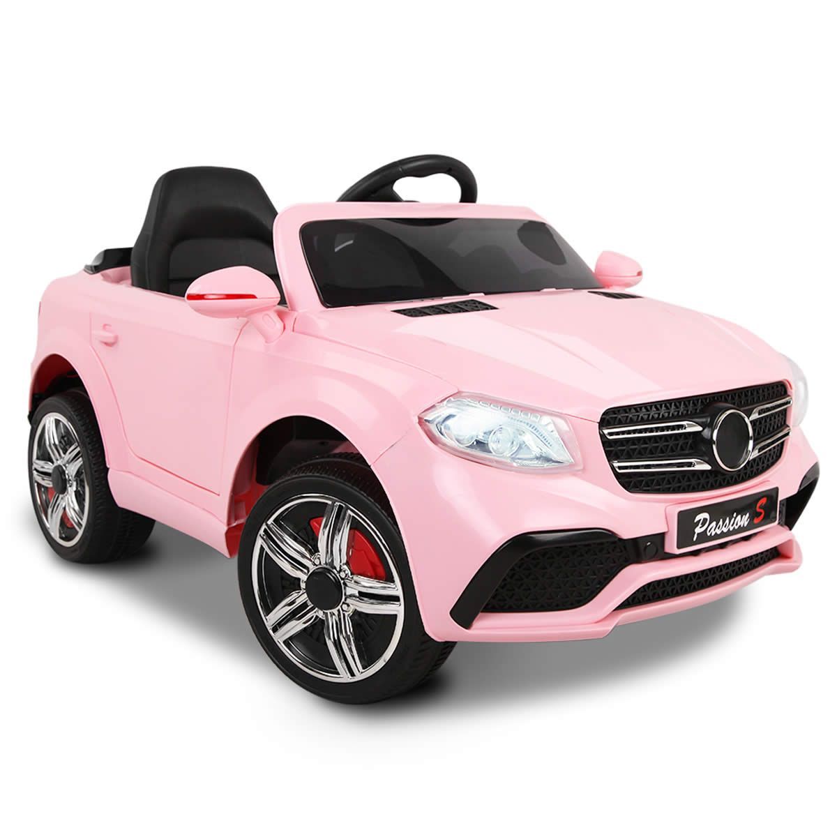 Kids Ride On Car with Upgraded 50W Twin Motor - Pink | Crazy Sales