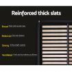Artiss Pier Bed Frame Fabric - Grey King