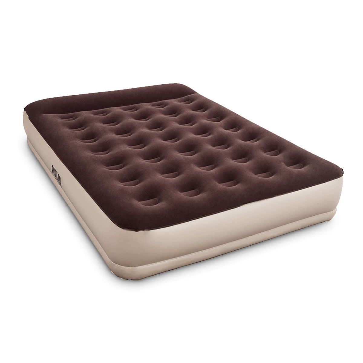 Bestway Double Inflatable Bed with Carry Bag Brown Crazy Sales