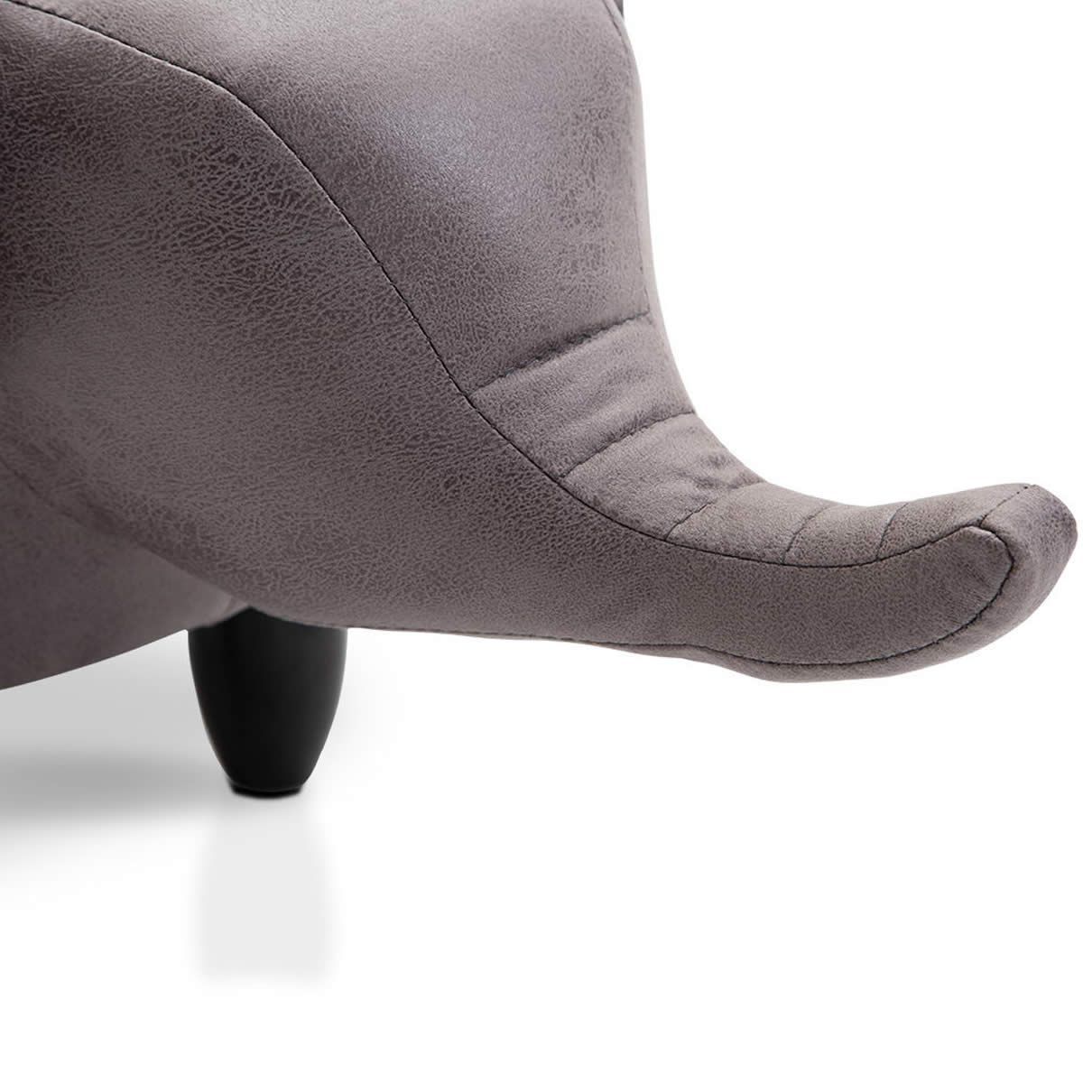 Kids Animal Stool with Capacity 150kg Grey Crazy Sales