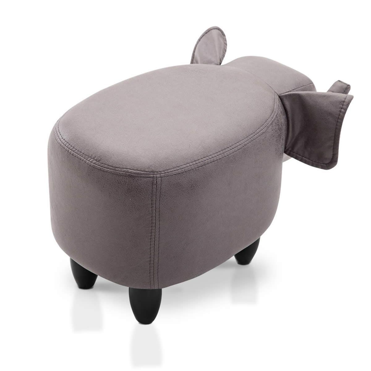 Kids Animal Stool with Capacity 150kg Grey Crazy Sales