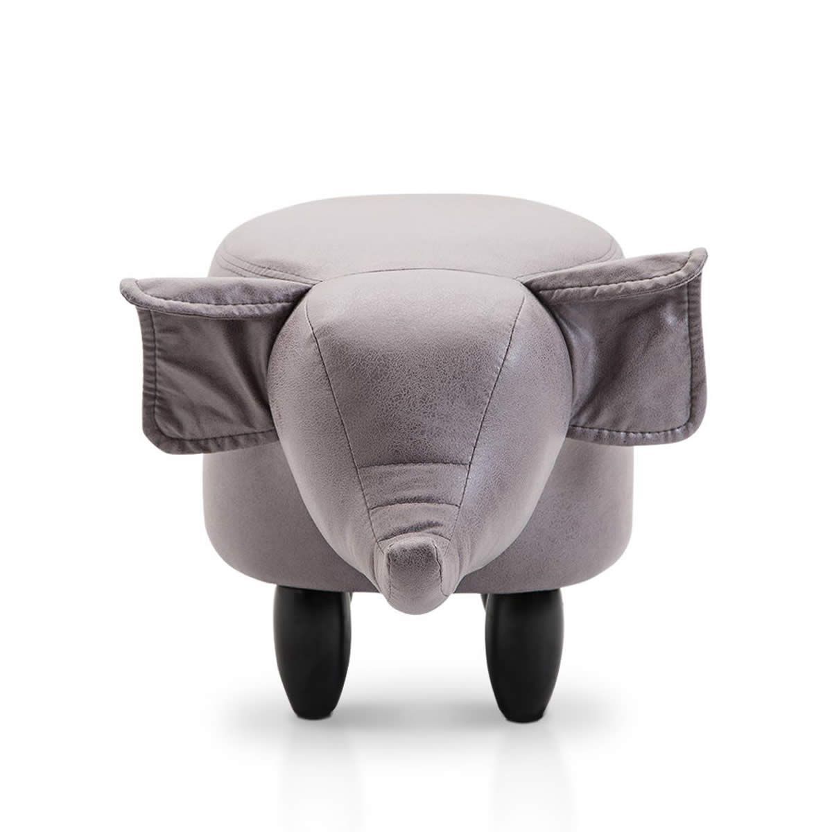 Kids Animal Stool with Capacity 150kg Grey Crazy Sales