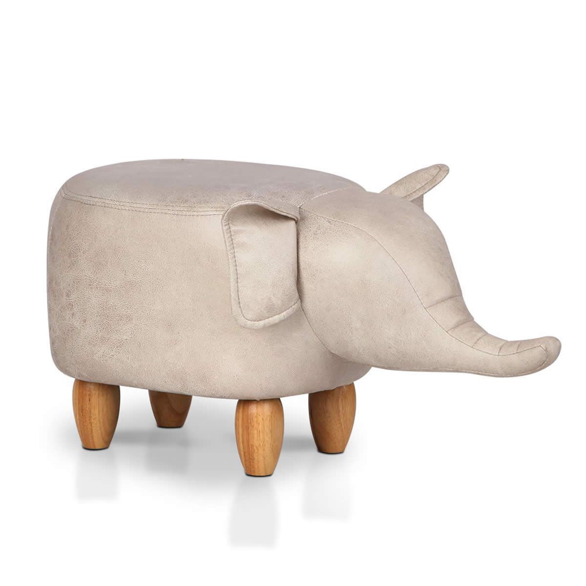 Kids Animal Stool with Capacity 150kg Beige