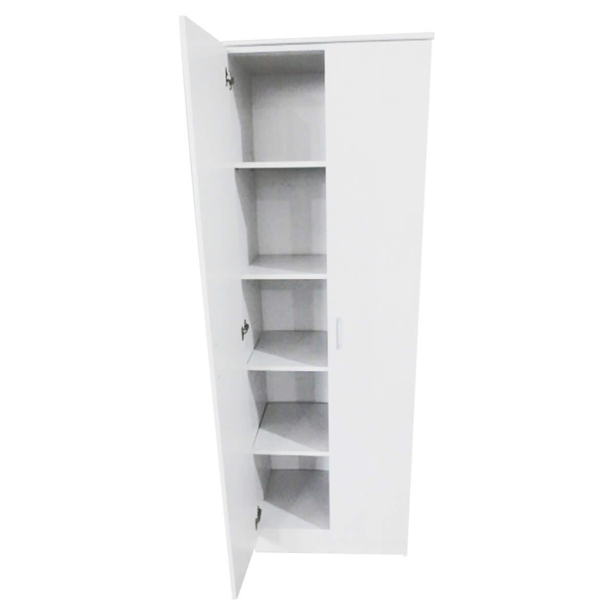 Multi-Purpose Cupboard 5 Tier - White | Crazy Sales