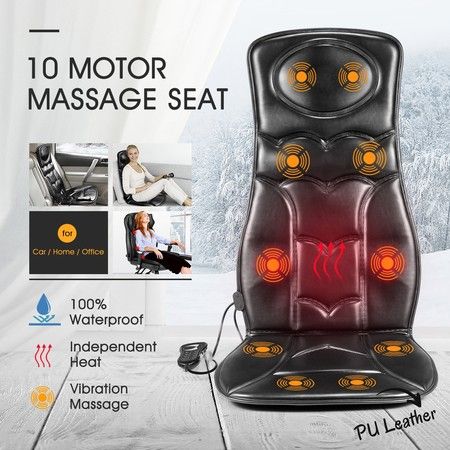 massage seat topper with soothing heat