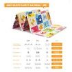 Baby Play Mat Carpet Kids Rug Pad Activity Gym Centre for Playpen Waterproof Colorful Alphabet Animal Texture 180x200cm