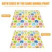 Baby Play Mat Carpet Kids Rug Pad Activity Gym Centre for Playpen Waterproof Colorful Alphabet Animal Texture 180x200cm
