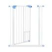 Pet Safety Gate Dog Puppy Security Stair Barrier Safe Fence Baby w/ Cat Door Adjustable 79cm