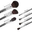 7 Pcs Makeup Brushes Kit Cosmetic Eye Shadow Lip Liner Blending Beauty Set - Black