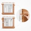Baby Playpen Kids Safety Gate Enclosure Fence Interactive Activity Centre Toddler Play Room Yard Child Barrier 16 Panels