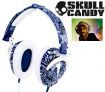 Skullcandy Skullcrushers Hip Hop Headphones Unisex On Ear Earphones with Bass Amplified Subwoofer - Snoop Dogg Signature Dark Blue