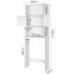 Artiss Bathroom Storage Cabinet - White