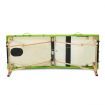 Zenses Massage Table 70cm 3 Fold Wooden Portable Beauty Therapy Bed Waxing Green