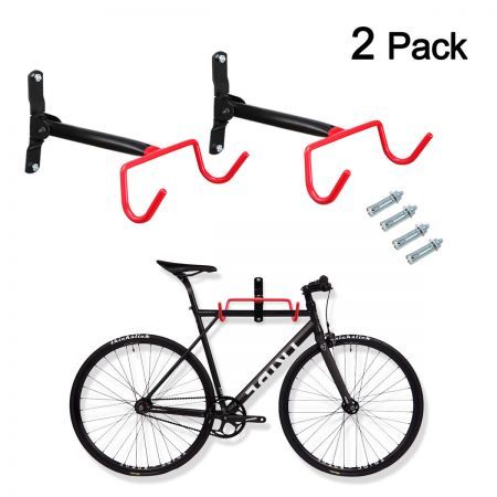 2x Bicycle Rack Bike Stand Garage Wall Mount Storage Hook Hanger