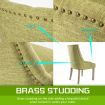 French Provincial Dining Chair Oak Leg AMOUR GREEN