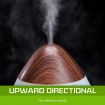 Air Humidifier Ultrasonic Cool Diffuser 2.3L DARK BROWN