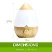 Air Humidifier Ultrasonic Cool Diffuser 2.3L LIGHT BROWN