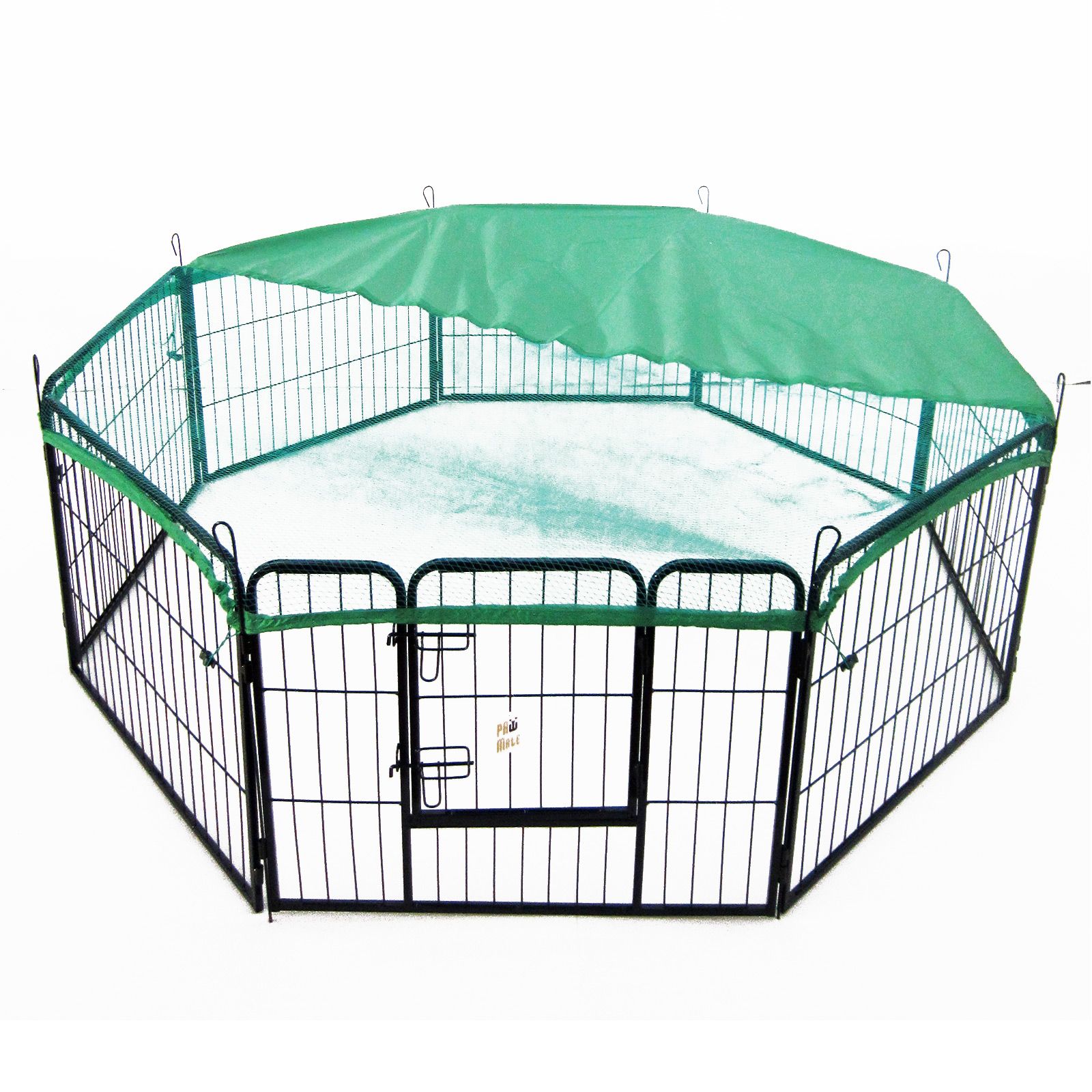Net Cover Green for Pet Playpen Dog Cage 31 inches