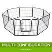 Pet Playpen Heavy Duty Foldable Dog Cage 8 Panel 31'' with Cover