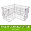 Pet Playpen Foldable Dog Cage 8 Panel 36 inches with Cover