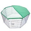 Pet Playpen Foldable Dog Cage 8 Panel 42 inches with Cover