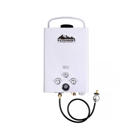Weisshorn Outdoor Gas Water Heater - White