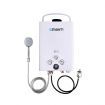 Outdoor Gas Water Heater with Pump - White