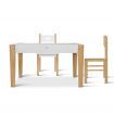 Keezi 3PCS Kids Table and Chairs Set Storage Toys Play Activity Desk Chalkboard