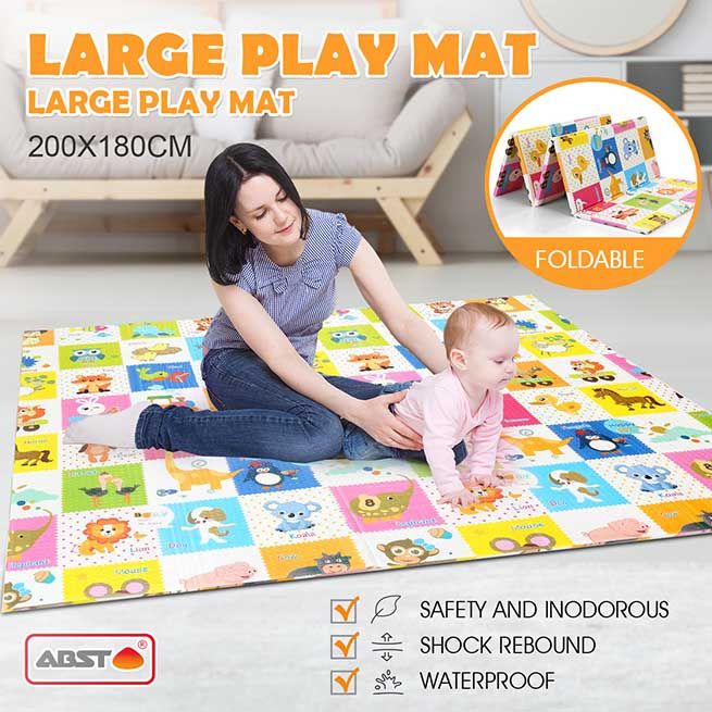 New Alphabet Baby Portable Children Rug Soft Floor Puzzle