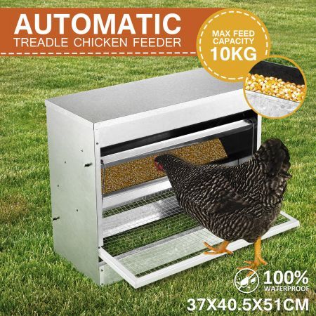 chicken feeder treadle