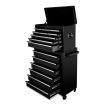 15 Drawer Tool Box Cabinet - Black