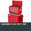 15 Drawer Tool Box Cabinet - Red