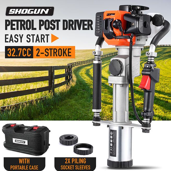 Easy Star 32.7cc 2Stroke Petrol Post Hole Driver Garden Pile Picket