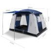 6-Person Dome Camping Tent - Navy and Grey